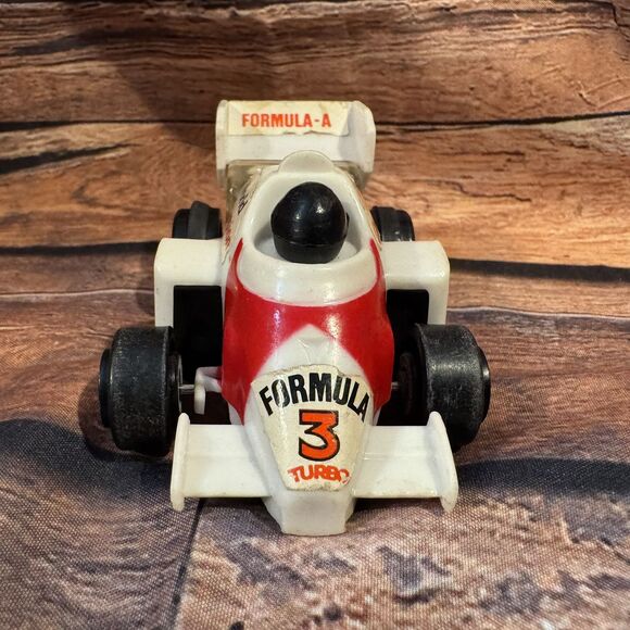 Formula A 3 Turbo Toy Race Car Friction Rev Up World Champion Racing 3 - 1/2” - Picture 5 of 7